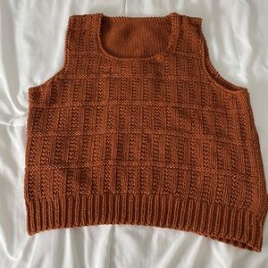 Crocheted Fall shirt